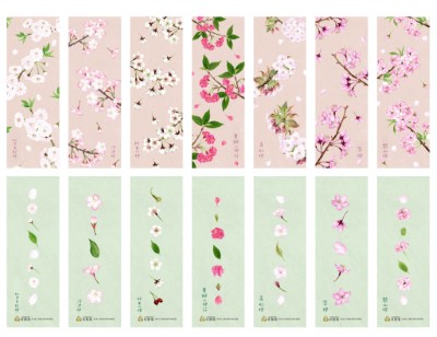 今年度新推出櫻花主題書籤套組將於開幕當日販售