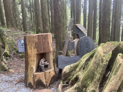 林業雕塑6-貯木