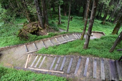 水山療癒步道以手作步道、降低生態干擾方式打造