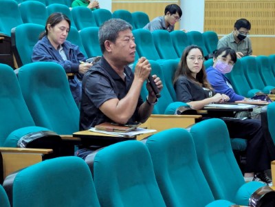 現場與會企業夥伴分享企業執行ESG專案的看法與建議