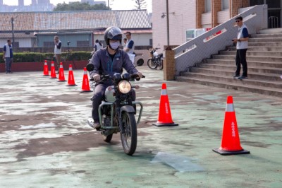 術科測驗基本循環檔車騎乘能力，未來以因應於山林間騎乘