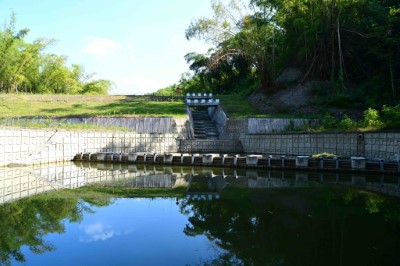壩體完工後經歷丹娜絲颱風及0728豪大雨考驗，成功蓄水防洪，保護下游聚落安全
