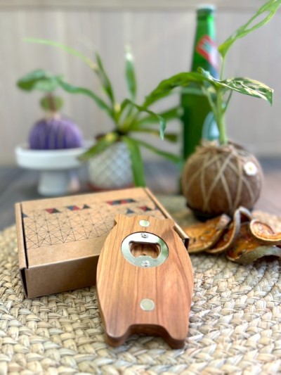 「好搭啦山豬開瓶器」具實用性與部落文化趣味