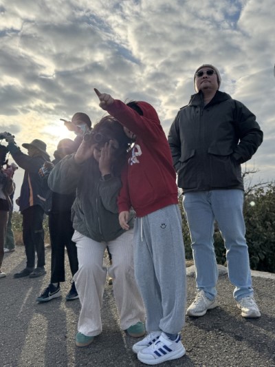 鰲鼓濕地正是賞鳥的季節，春節期間歡迎民眾攜家帶眷一起來賞鳥