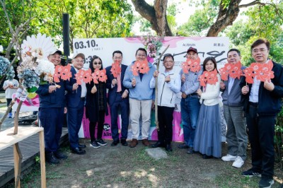 林業保育署嘉義分署與林鐵及文資處今（7）日上午於嘉義市檜意森活村共同舉辦「2026阿里山花季」宣傳記者會